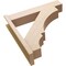 Ekena Millwork 8-in W x 38-in D x 38-in H Balboa Block Rough Cedar Woodgrain TimberThane Outlooker, Primed Tan OUTUR080X38X38BOA44RCPR - alternate 3